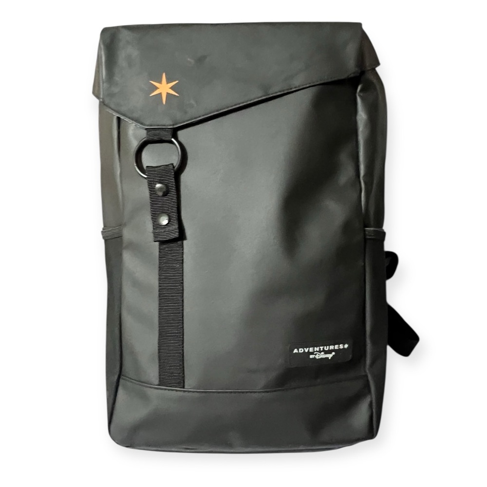New Adventures by Disney Black Backpack Made from Recycled Plastic Water Bottles